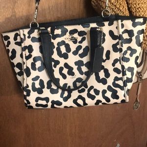 Coach cheetah print crossbody